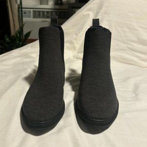 The Lug Boot- Merino wool - Graphite Brown sz 7.5